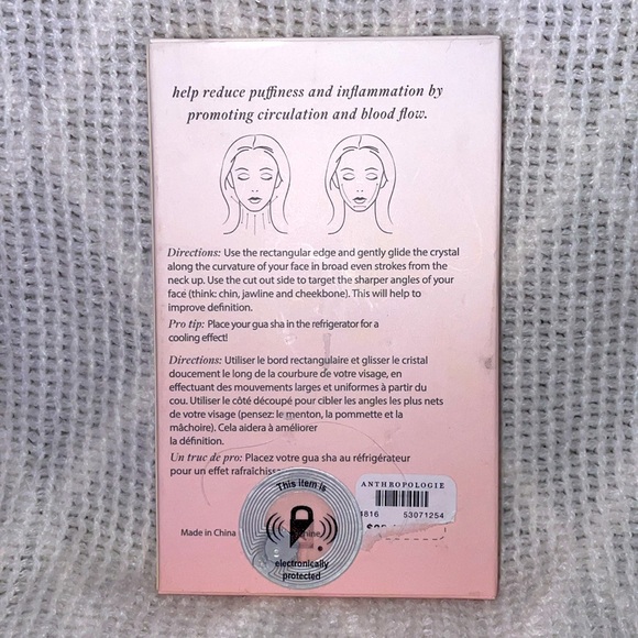NIB Rose Quartz Gua Sha Tool - Picture 2 of 2